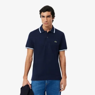 Herren-Poloshirt L.12.12 mit Regular Fit und Zierakzenten