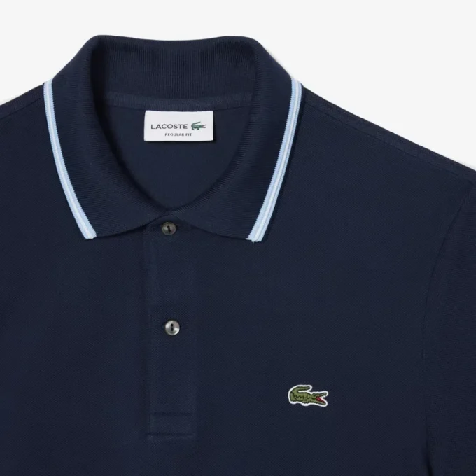 Herren-Poloshirt L.12.12 mit Regular Fit und Zierakzenten