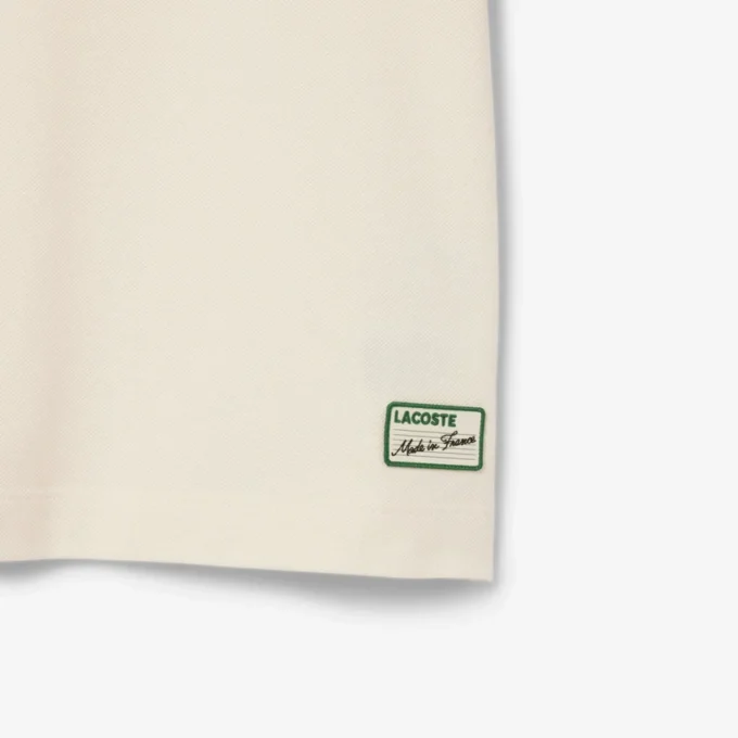 Herren-Poloshirt „Made in France“ mit klassischer Passform und gestreiftem Kragen