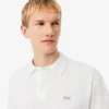 Herren-Poloshirt mit lockerer Passform und schwerem Piqué