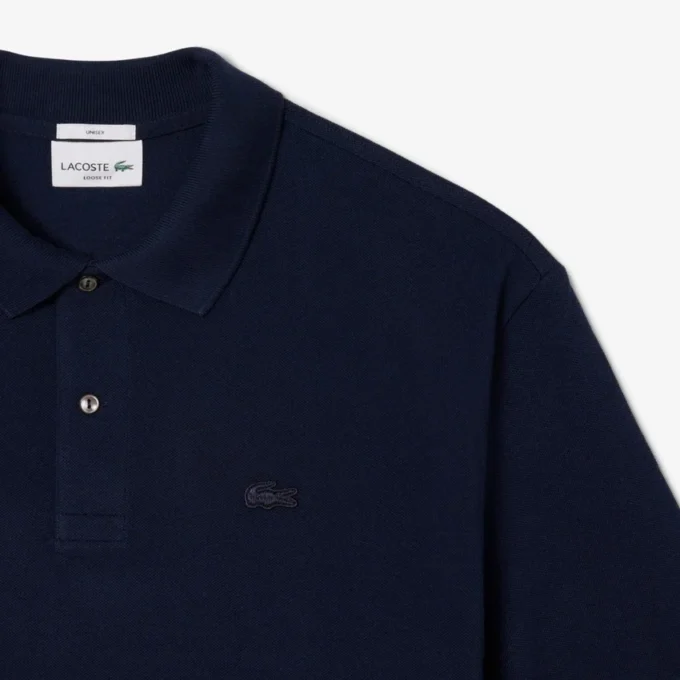 Herren-Poloshirt mit lockerer Passform und schwerem Piqué