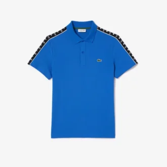 Herren-Poloshirt mit Regular Fit und Stretch aus Mini-Piqué