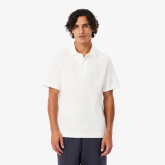 Herren-Poloshirt „Paris Classic Fit“ mit offenem Kragen und Stickerei