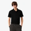 Herren-Poloshirt „Paris Classic Fit“ mit offenem Kragen und Stickerei