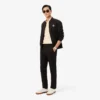 Herren-Poloshirt „Paris Classic Fit“ mit offenem Kragen und Stickerei