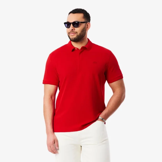 Herren-Poloshirt „Paris Stretch Piqua“ in Regular Fit