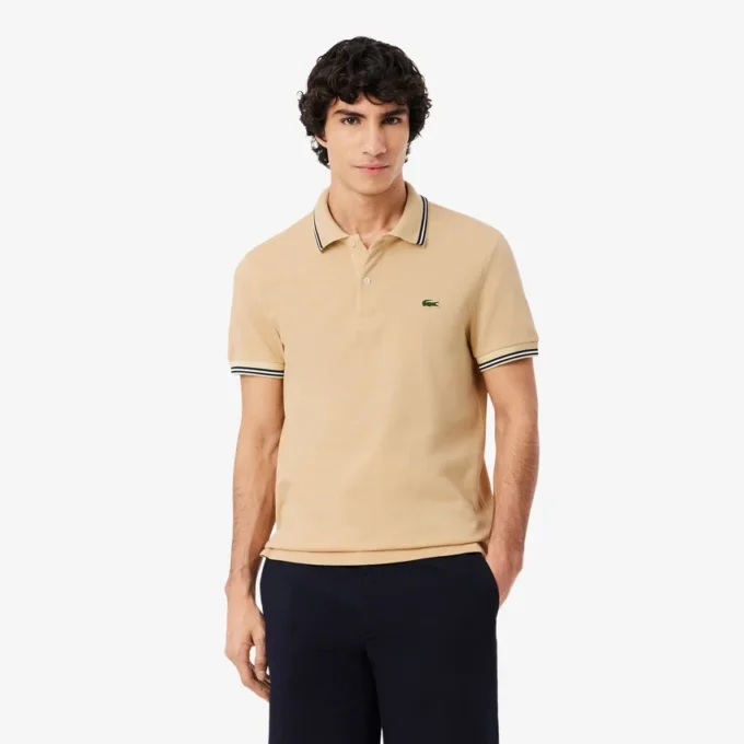 Herren-Poloshirt „Regular Fit Trim Accent L.12.12“