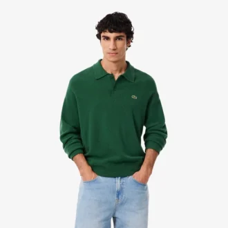 Herren-Poloshirts aus Wolle in Relaxed Fit