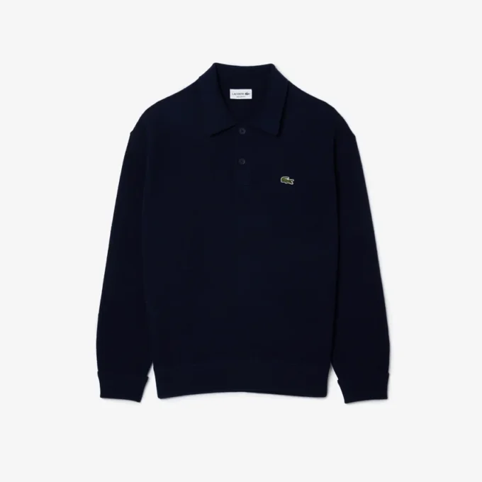 Herren-Poloshirts aus Wolle in Relaxed Fit