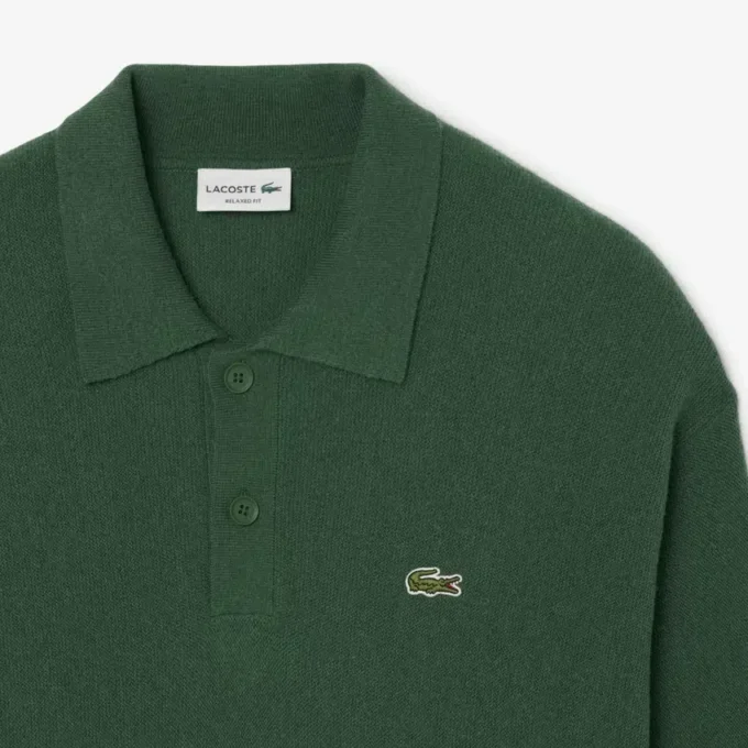 Herren-Poloshirts aus Wolle in Relaxed Fit