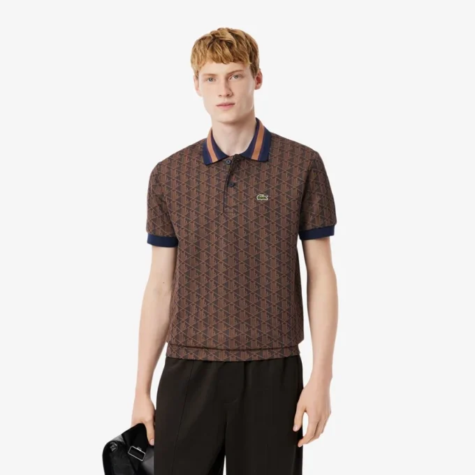 Herren-Poloshirts mit klassischer Passform und Monogramm