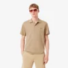 Herren-Poloshirts mit offenem Kragen und Stickerei im Paris Classic Fit Herren-Poloshirts mit offenem Kragen und Stickerei im Paris Classic Fit