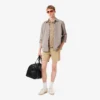 Herren-Poloshirts mit offenem Kragen und Stickerei im Paris Classic Fit Herren-Poloshirts mit offenem Kragen und Stickerei im Paris Classic Fit