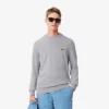 Herren-Pullover aus Baumwolle mit Rundhalsausschnitt