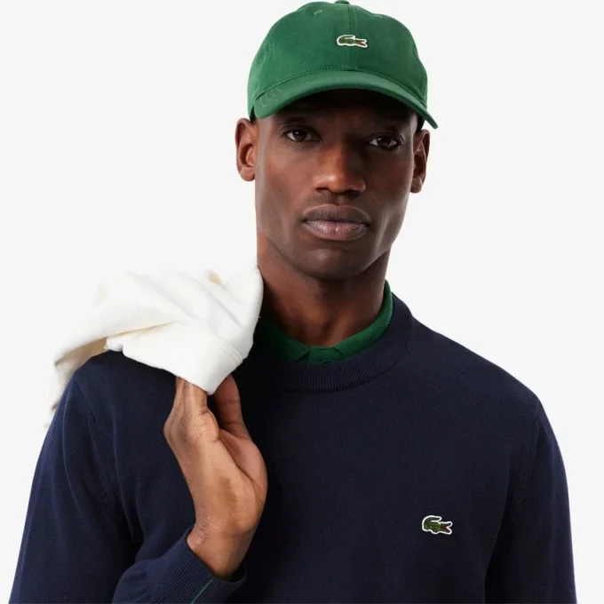 Herren-Pullover aus Baumwolle mit Rundhalsausschnitt