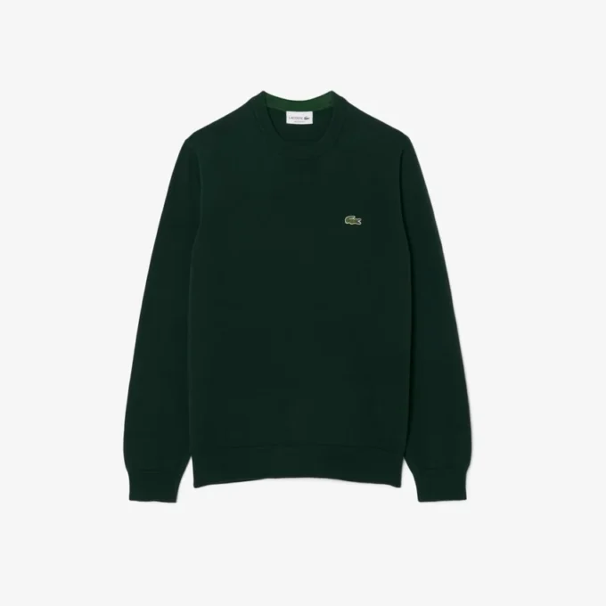 Herren-Pullover aus Baumwolle mit Rundhalsausschnitt