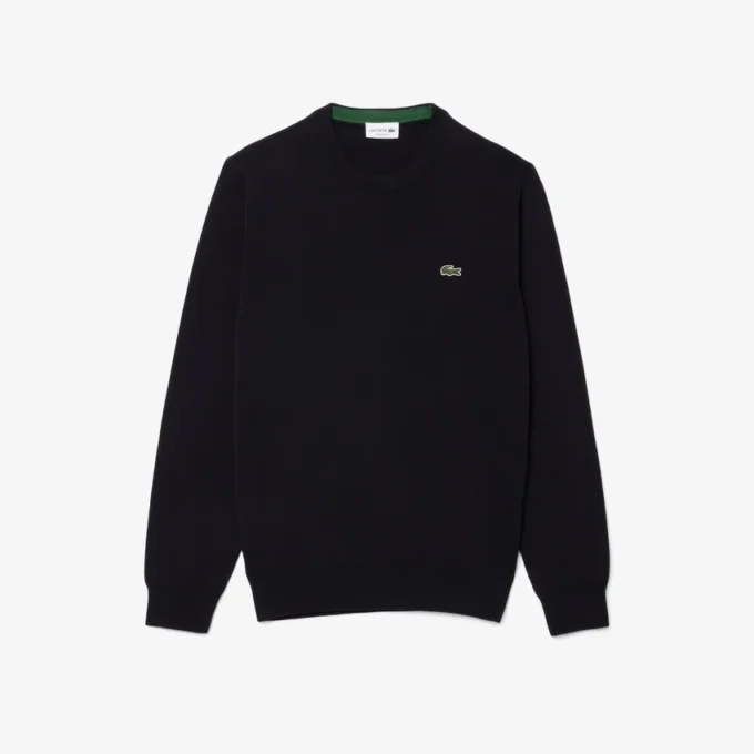Herren-Pullover aus Baumwolle mit Rundhalsausschnitt