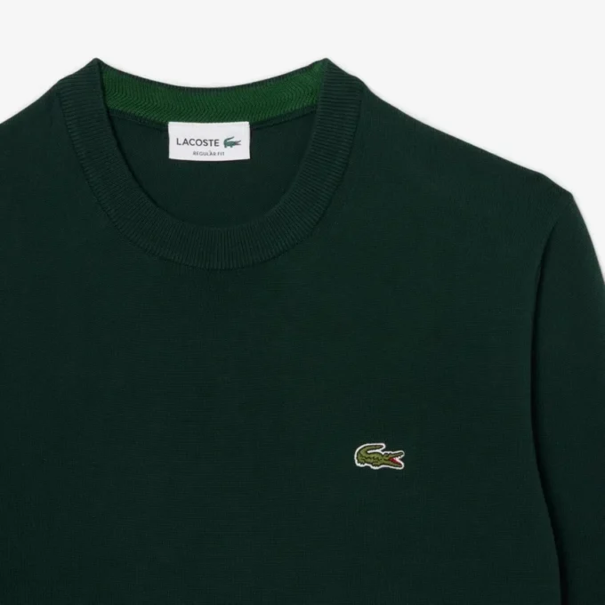 Herren-Pullover aus Baumwolle mit Rundhalsausschnitt