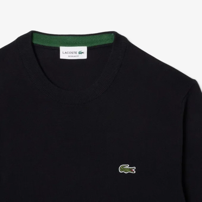 Herren-Pullover aus Baumwolle mit Rundhalsausschnitt