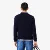 Herren-Pullover aus Baumwolle mit V-Ausschnitt