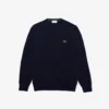 Herren-Pullover aus Baumwolle mit V-Ausschnitt