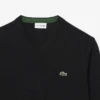 Herren-Pullover aus Baumwolle mit V-Ausschnitt