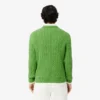 Herren-Pullover aus Baumwolle mit Zopfmuster