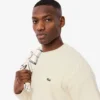 Herren-Pullover aus Wolle mit Patchwork-Effekt in lockerer Passform