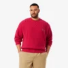 Herren-Pullover aus Wolle mit Patchwork-Effekt in lockerer Passform