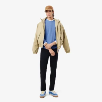Herren-Pullover aus Wolle mit Rundhalsausschnitt