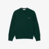 Herren-Pullover aus Wolle mit Rundhalsausschnitt