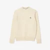 Herren-Pullover aus Wollstrick mit Rundhalsausschnitt