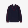 Herren-Pullover mit V-Ausschnitt und Streifenmuster aus der Archive Edition