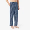 Herren-Pyjama-Hose aus Popeline mit Monogramm