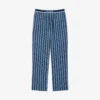Herren-Pyjama-Hose aus Popeline mit Monogramm