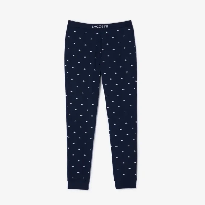 Herren-Pyjama-Hose mit Krokodil-Motiv
