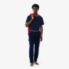 Herren-Pyjama-Hose mit mehrfarbigem Bund