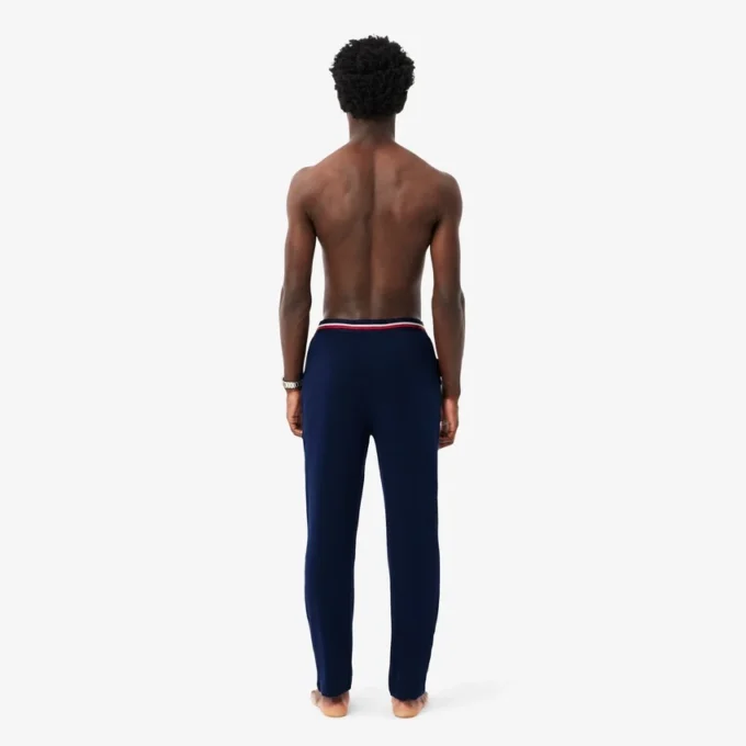 Herren-Pyjama-Hose mit mehrfarbigem Bund