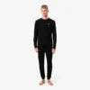 Herren-Pyjama-Set mit silbernem Bund