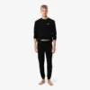Herren-Pyjama-Set mit silbernem Bund