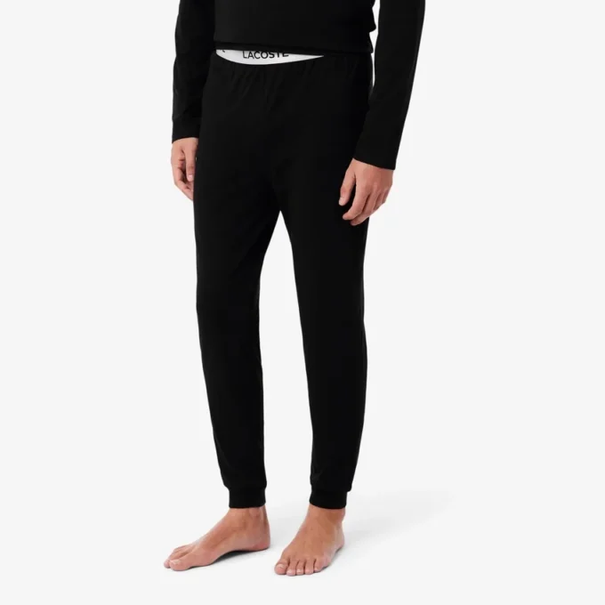 Herren-Pyjama-Set mit silbernem Bund