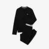 Herren-Pyjama-Set mit silbernem Bund