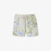 Herren-Retroshorts in mittlerer Länge mit Print