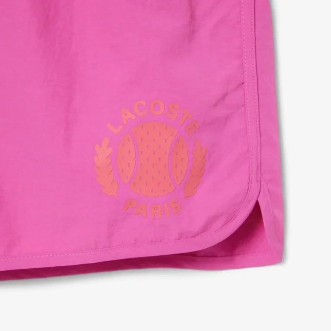 Herren-Retroshorts mit kleinem Emblem