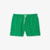 Herren-Retroshorts mit Krokodil-Print