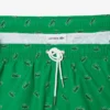 Herren-Retroshorts mit Krokodil-Print
