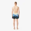 Herren-Retroshorts mit Landschaftsmuster