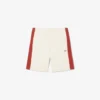Herren-Shorts aus Baumwollfleece mit Farbblock-Design