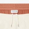 Herren-Shorts aus Baumwollfleece mit Farbblock-Design