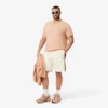 Herren-Shorts aus Baumwollfleece mit Farbblock-Design